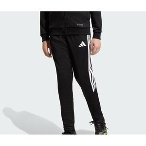 NWT Boy's Youth Adidas Athletic Cuffed Pants Jogger AK11187 Small. (8). Black